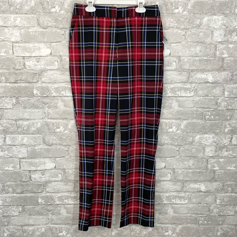 Draper James Red Plaid Pants